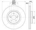 HELLA PAGID Brzdov kotou PRO - 295 mm ‐ HPG 8DD 355 111-651