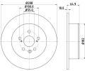 Brzdov kotou HELLA PAGID ‐ HPG 8DD 355 111-701