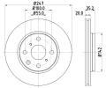 HELLA PAGID Brzdov kotou PRO - 247 mm ‐ HPG 8DD 355 112-311