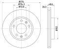 HELLA PAGID Brzdov kotou - 274 mm ‐ HPG 8DD 355 112-771