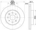 Brzdov kotou HELLA PAGID ‐ HPG 8DD 355 112-781