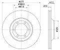 Brzdov kotou HELLA PAGID ‐ HPG 8DD 355 113-041