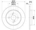 Brzdov kotou HELLA PAGID ‐ HPG 8DD 355 113-601