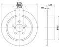 Brzdov kotou HELLA PAGID ‐ HPG 8DD 355 114-641