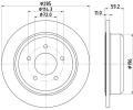 Brzdov kotou HELLA PAGID ‐ HPG 8DD 355 114-801