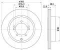 Brzdov kotou HELLA PAGID ‐ HPG 8DD 355 114-911
