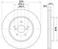 Brzdov kotou HELLA PAGID ‐ HPG 8DD 355 114-981