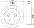 HELLA PAGID Brzdov kotou PRO - 288 mm ‐ HPG 8DD 355 114-991
