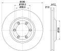 Brzdov kotou HELLA PAGID ‐ HPG 8DD 355 115-231