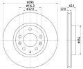 Brzdov kotou HELLA PAGID ‐ HPG 8DD 355 115-311