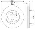 Brzdov kotou HELLA PAGID ‐ HPG 8DD 355 115-341