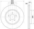 HELLA PAGID Brzdov kotou PRO - 345 mm ‐ HPG 8DD 355 115-471