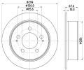 Brzdov kotou HELLA PAGID ‐ HPG 8DD 355 116-341