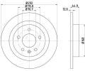 Brzdov kotou HELLA PAGID ‐ HPG 8DD 355 116-601