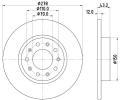 Brzdov kotou HELLA PAGID ‐ HPG 8DD 355 116-671