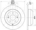 Brzdov kotou HELLA PAGID ‐ HPG 8DD 355 116-871