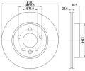 Brzdov kotou HELLA PAGID ‐ HPG 8DD 355 117-151