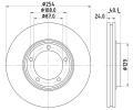 Brzdov kotou HELLA PAGID ‐ HPG 8DD 355 117-381