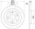 Brzdov kotou HELLA PAGID ‐ HPG 8DD 355 118-351
