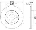 Brzdov kotou HELLA PAGID ‐ HPG 8DD 355 118-571