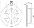 Brzdov kotou HELLA PAGID ‐ HPG 8DD 355 118-651