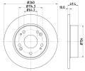 HELLA PAGID Brzdov kotou PRO - 260 mm ‐ HPG 8DD 355 118-731