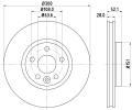 HELLA PAGID Brzdov kotou PRO - 300 mm ‐ HPG 8DD 355 118-831