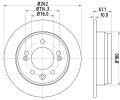 HELLA PAGID Brzdov kotou PRO - 262 mm ‐ HPG 8DD 355 118-861