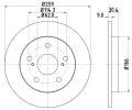 HELLA PAGID Brzdov kotou PRO - 259 mm ‐ HPG 8DD 355 118-981