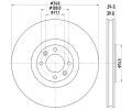 Brzdov kotou HELLA PAGID ‐ HPG 8DD 355 119-641