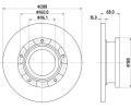 HELLA PAGID Brzdov� kotou� - 288 mm&nbsp;&dash;&nbsp;HPG 8DD 355 120-181