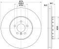 Brzdov kotou HELLA PAGID ‐ HPG 8DD 355 120-681