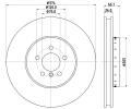 Brzdov kotou HELLA PAGID ‐ HPG 8DD 355 120-691