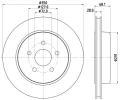 Brzdov kotou HELLA PAGID ‐ HPG 8DD 355 120-911