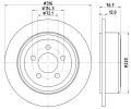Brzdov kotou HELLA PAGID ‐ HPG 8DD 355 122-221