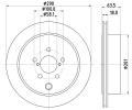 HELLA PAGID Brzdov kotou PRO - 290 mm HPG 8DD 355 122-281, 8DD 355 122-281