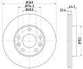 HELLA PAGID Brzdov kotou PRO - 269 mm ‐ HPG 8DD 355 122-431