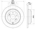HELLA PAGID Brzdov kotou PRO - 314 mm HPG 8DD 355 122-471, 8DD 355 122-471