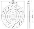 Brzdov kotou HELLA PAGID ‐ HPG 8DD 355 122-541