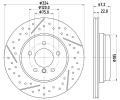 Brzdov kotou HELLA PAGID ‐ HPG 8DD 355 123-031