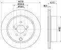HELLA PAGID Brzdov kotou PRO - 278 mm HPG 8DD 355 123-101, 8DD 355 123-101