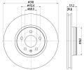 Brzdov kotou HELLA PAGID ‐ HPG 8DD 355 125-181