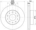 HELLA PAGID Brzdov kotou PRO - 300 mm HPG 8DD 355 125-261, 8DD 355 125-261