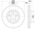 HELLA PAGID Brzdov kotou PRO High Carbon - 300 mm ‐ HPG 8DD 355 125-511