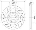 Brzdový kotouč HELLA PAGID ‐ HPG 8DD 355 126-381  Brzdový kotouč HELLA PAGID ‐ HPG 8DD 355 126-381