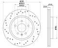 Brzdov kotou HELLA PAGID ‐ HPG 8DD 355 126-391