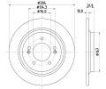 Brzdový kotouč HELLA PAGID ‐ HPG 8DD 355 126-651 Brzdový kotouč HELLA PAGID ‐ HPG 8DD 355 126-651