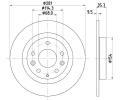 HELLA PAGID Brzdov kotou PRO - 281 mm HPG 8DD 355 126-711, 8DD 355 126-711