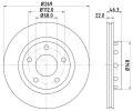 Brzdov kotou HELLA PAGID ‐ HPG 8DD 355 127-431