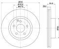Brzdový kotouč HELLA PAGID ‐ HPG 8DD 355 127-771 Brzdový kotouč HELLA PAGID ‐ HPG 8DD 355 127-771